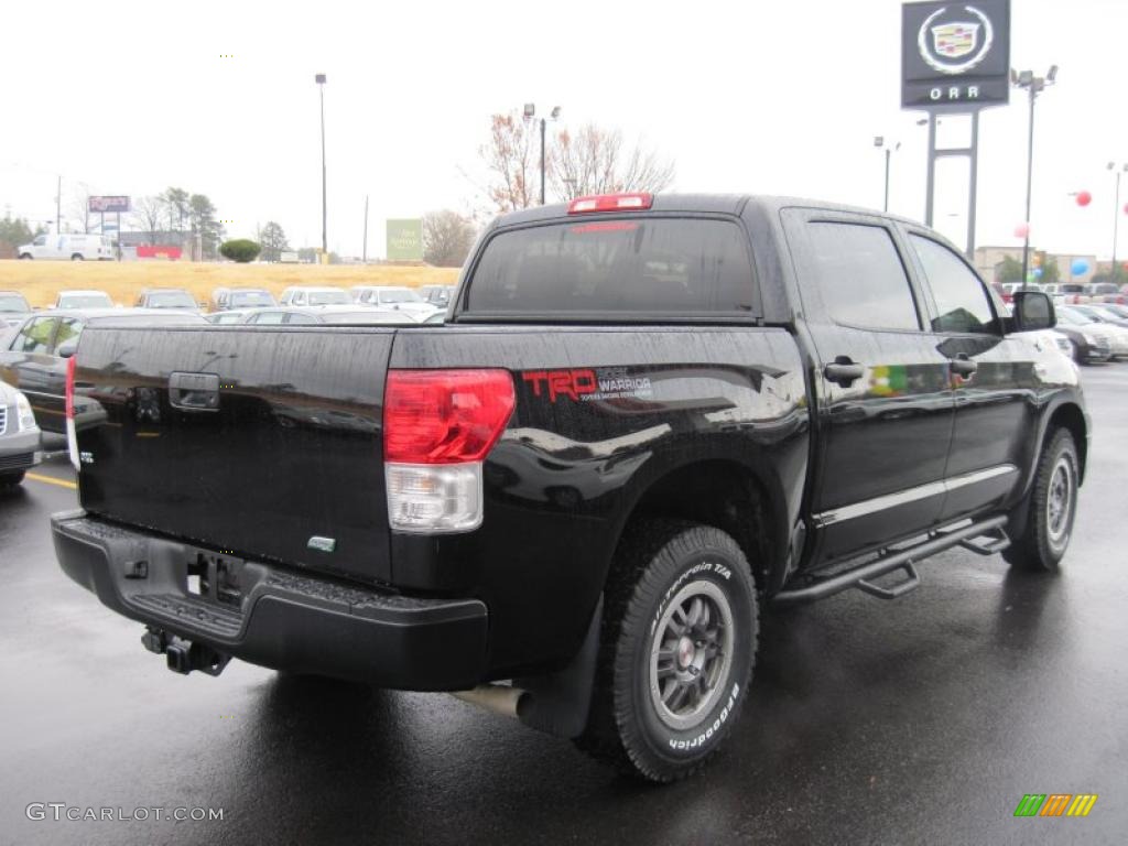 Black 2011 Toyota Tundra TRD Rock Warrior CrewMax 4x4 Exterior Photo #43279074