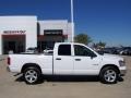 2008 Bright White Dodge Ram 1500 Big Horn Edition Quad Cab  photo #2