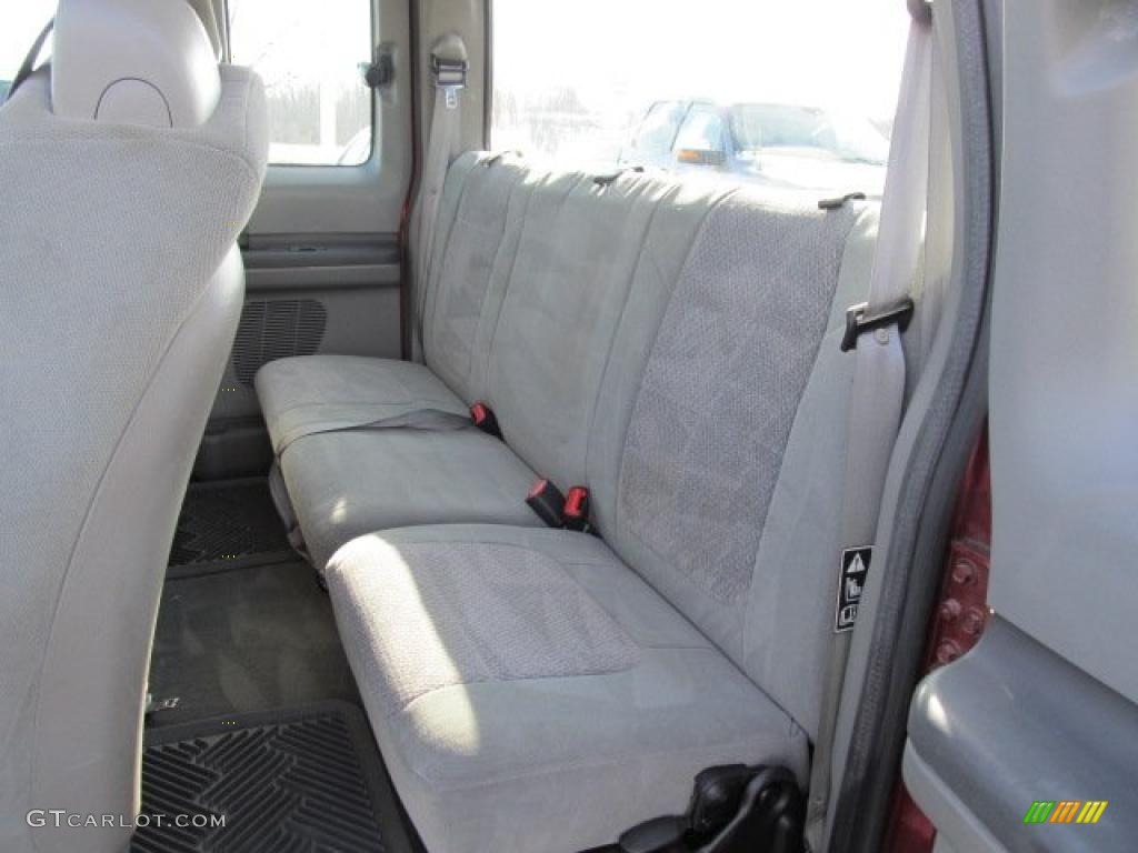 Medium Flint Grey Interior 2003 Ford F250 Super Duty XLT SuperCab 4x4 Photo #43279742