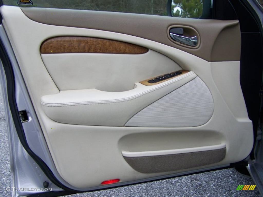 2002 Jaguar S-Type 4.0 Cashmere Door Panel Photo #43280286