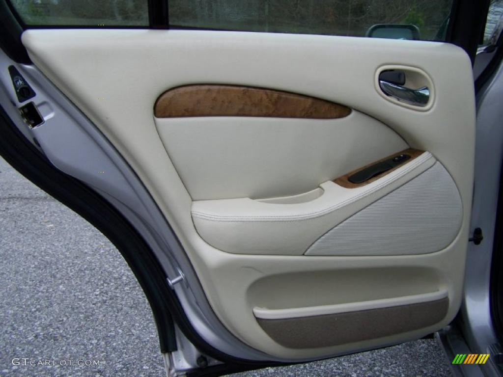 2002 Jaguar S-Type 4.0 Cashmere Door Panel Photo #43280318