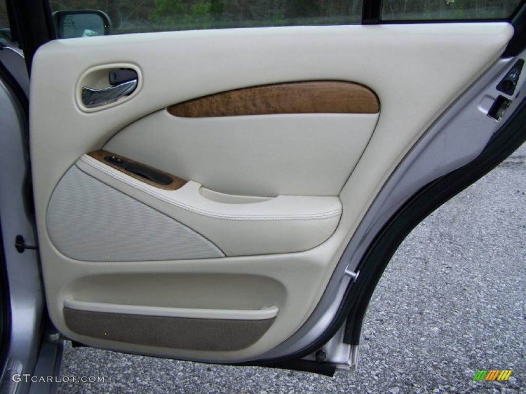 2002 Jaguar S-Type 4.0 Cashmere Door Panel Photo #43280338