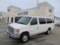 Oxford White - E Series Van E350 XLT Passenger Extended Photo No. 1