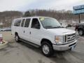 Oxford White 2010 Ford E Series Van E350 XLT Passenger Extended Exterior