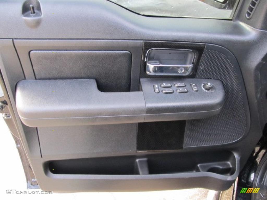 2007 Ford F150 Harley-Davidson SuperCrew 4x4 Black Door Panel Photo #43285900