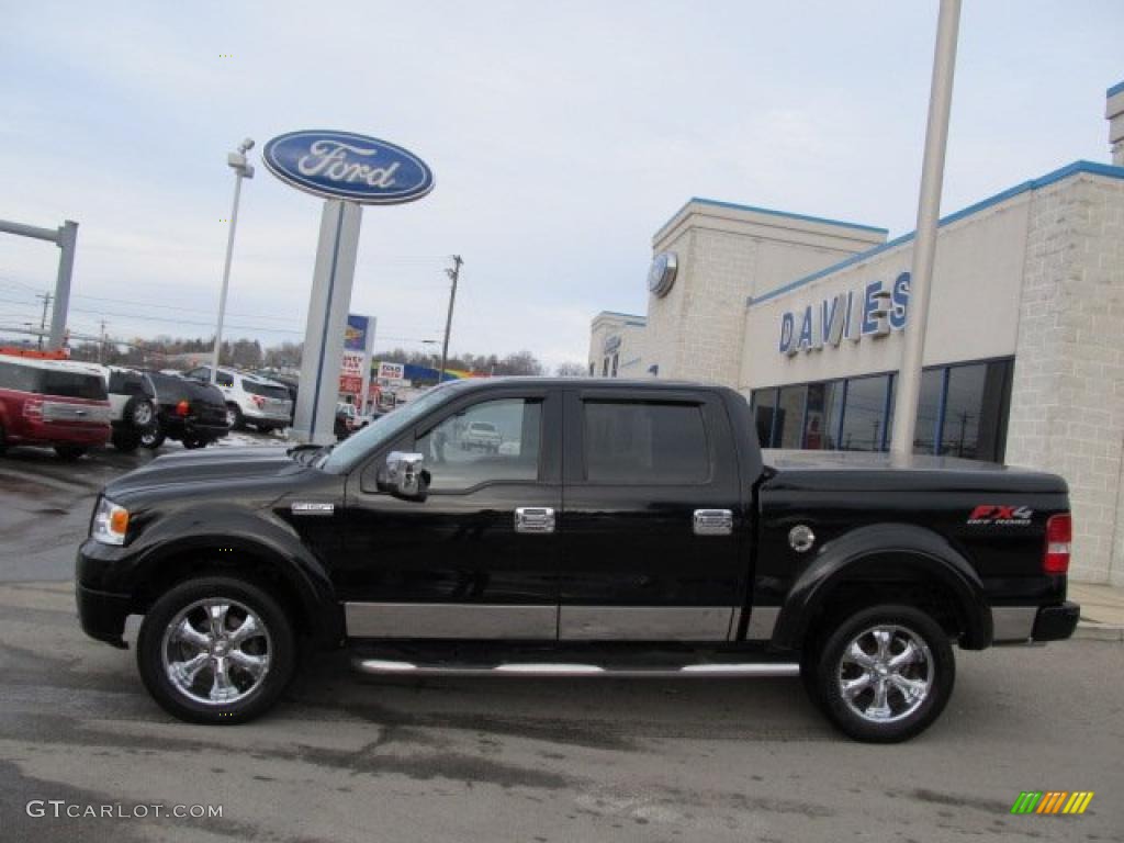 2006 F150 FX4 SuperCrew 4x4 - Black / Black photo #2