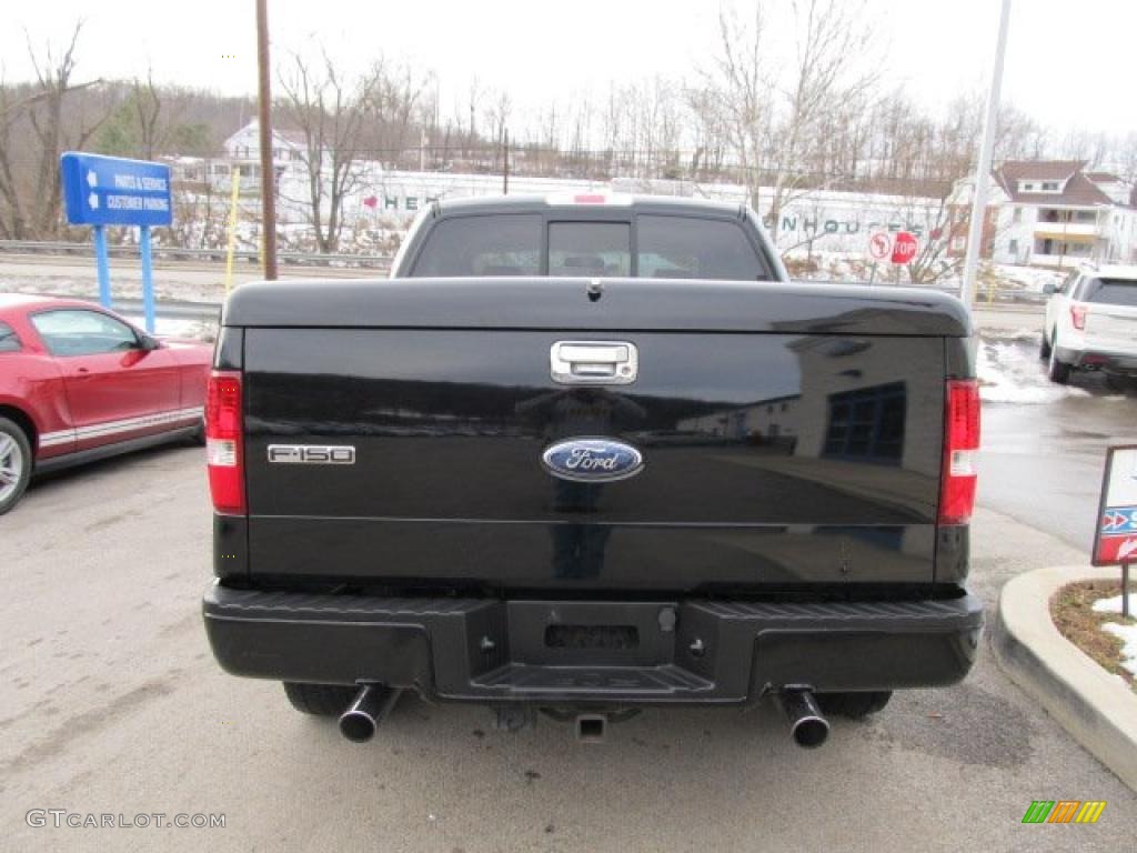 2006 F150 FX4 SuperCrew 4x4 - Black / Black photo #5