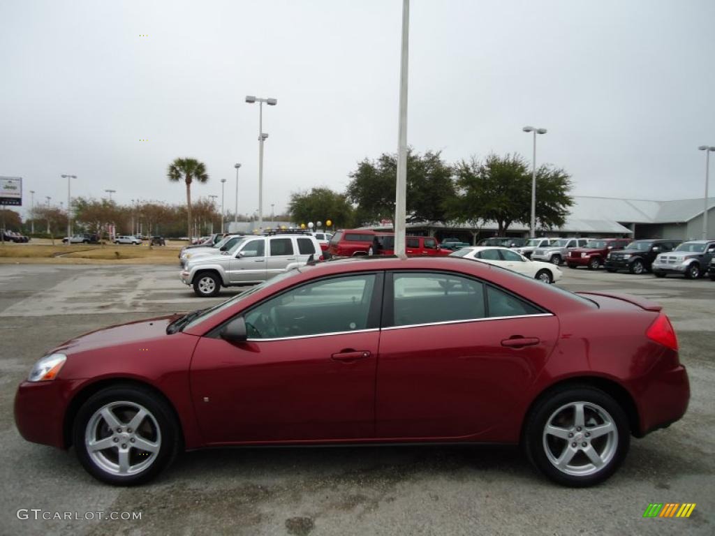 2008 G6 V6 Sedan - Performance Red Metallic / Ebony Black photo #2