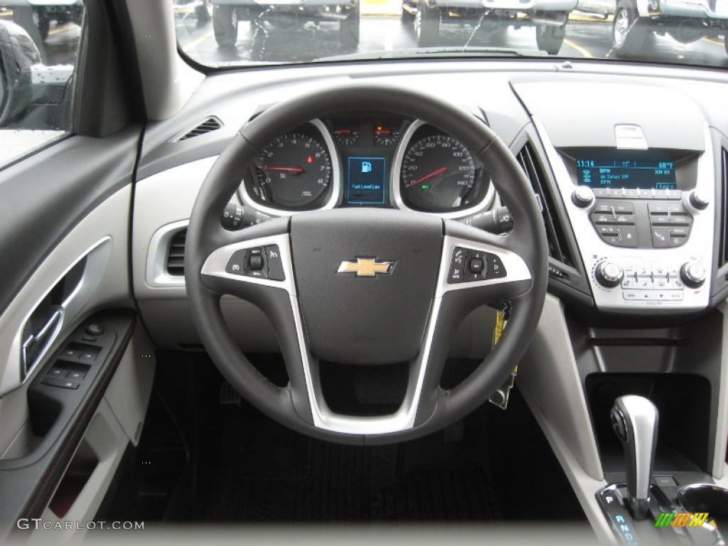 2011 Chevrolet Equinox LT Light Titanium/Jet Black Dashboard Photo #43286500