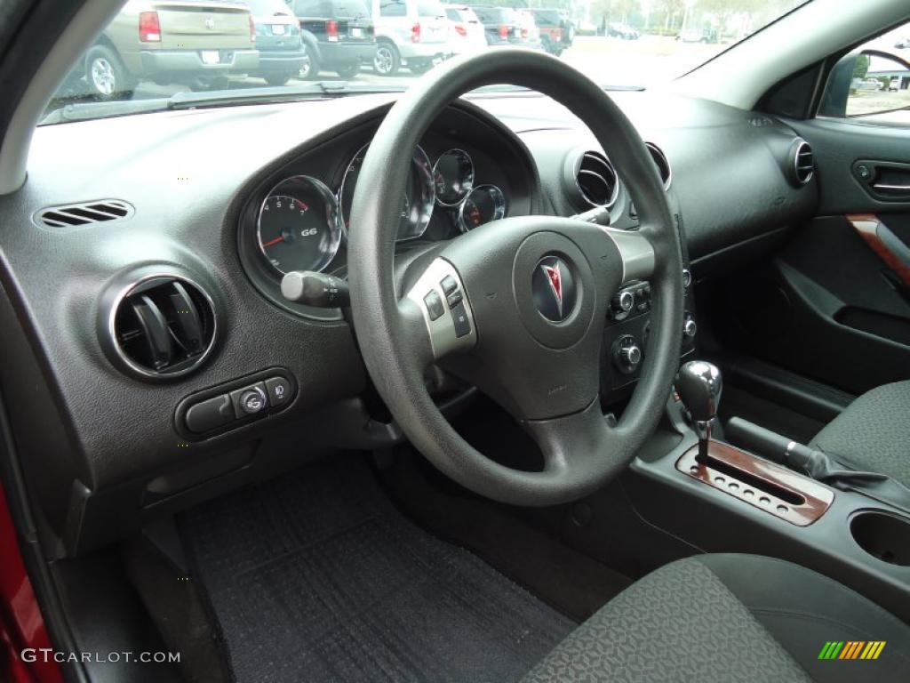 2008 G6 V6 Sedan - Performance Red Metallic / Ebony Black photo #6