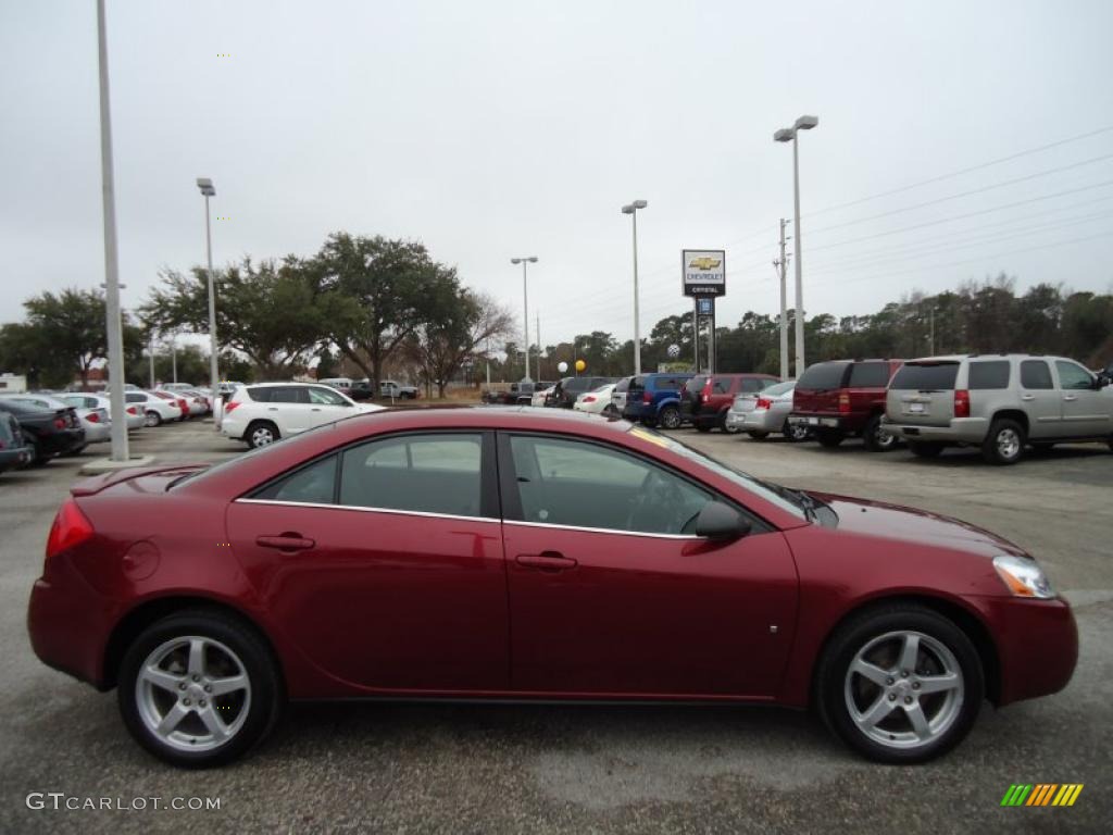 2008 G6 V6 Sedan - Performance Red Metallic / Ebony Black photo #13