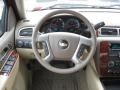 Dark Cashmere/Light Cashmere 2011 Chevrolet Silverado 1500 LTZ Crew Cab 4x4 Steering Wheel