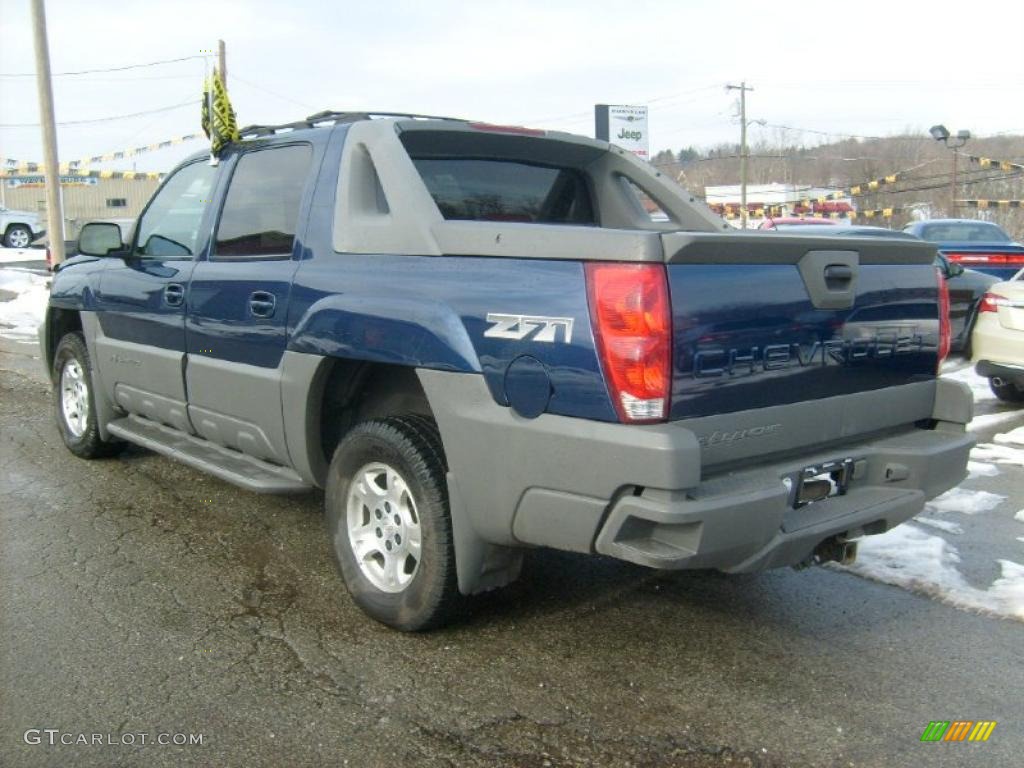 2002 Avalanche Z71 4x4 - Indigo Blue Metallic / Graphite photo #3