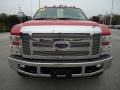 Bright Red 2008 Ford F350 Super Duty Lariat Crew Cab 4x4 Dually Exterior