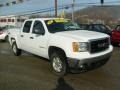 2007 Summit White GMC Sierra 1500 SLE Crew Cab 4x4  photo #6