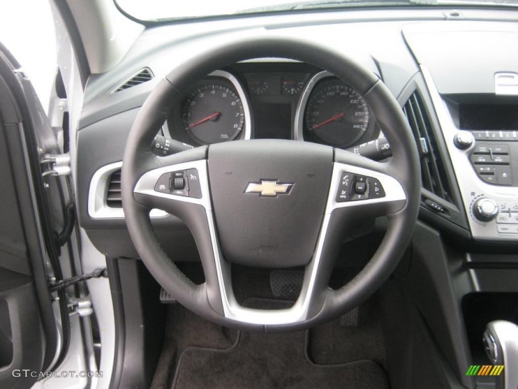 2011 Chevrolet Equinox LT Jet Black Steering Wheel Photo #43293424