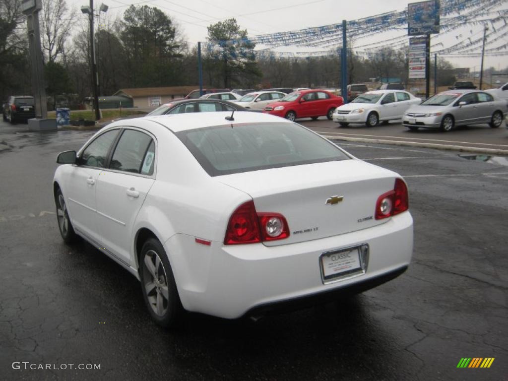 2011 Malibu LT - Summit White / Ebony photo #3