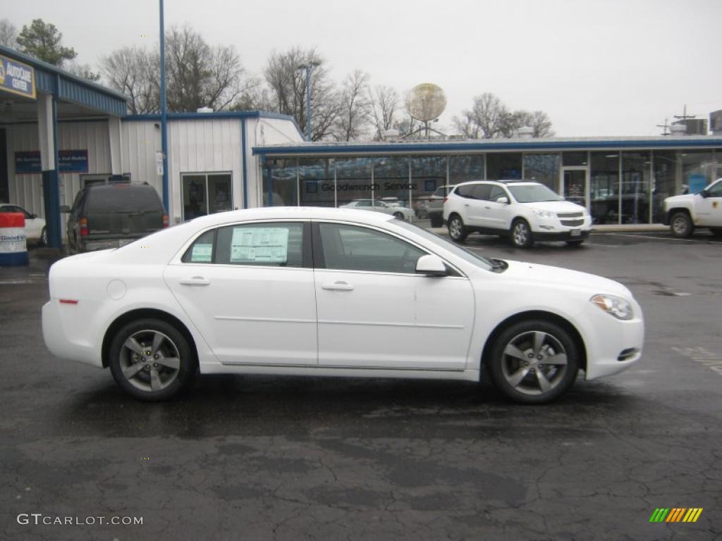 2011 Malibu LT - Summit White / Ebony photo #6