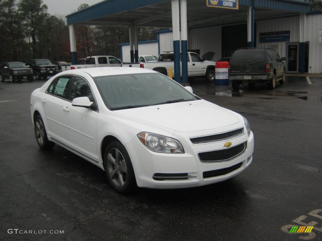 2011 Malibu LT - Summit White / Ebony photo #7