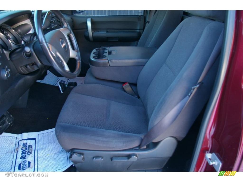 2008 Sierra 1500 SLE Regular Cab 4x4 - Dark Crimson Metallic / Dark Titanium photo #3