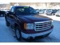 2008 Dark Crimson Metallic GMC Sierra 1500 SLE Regular Cab 4x4  photo #11