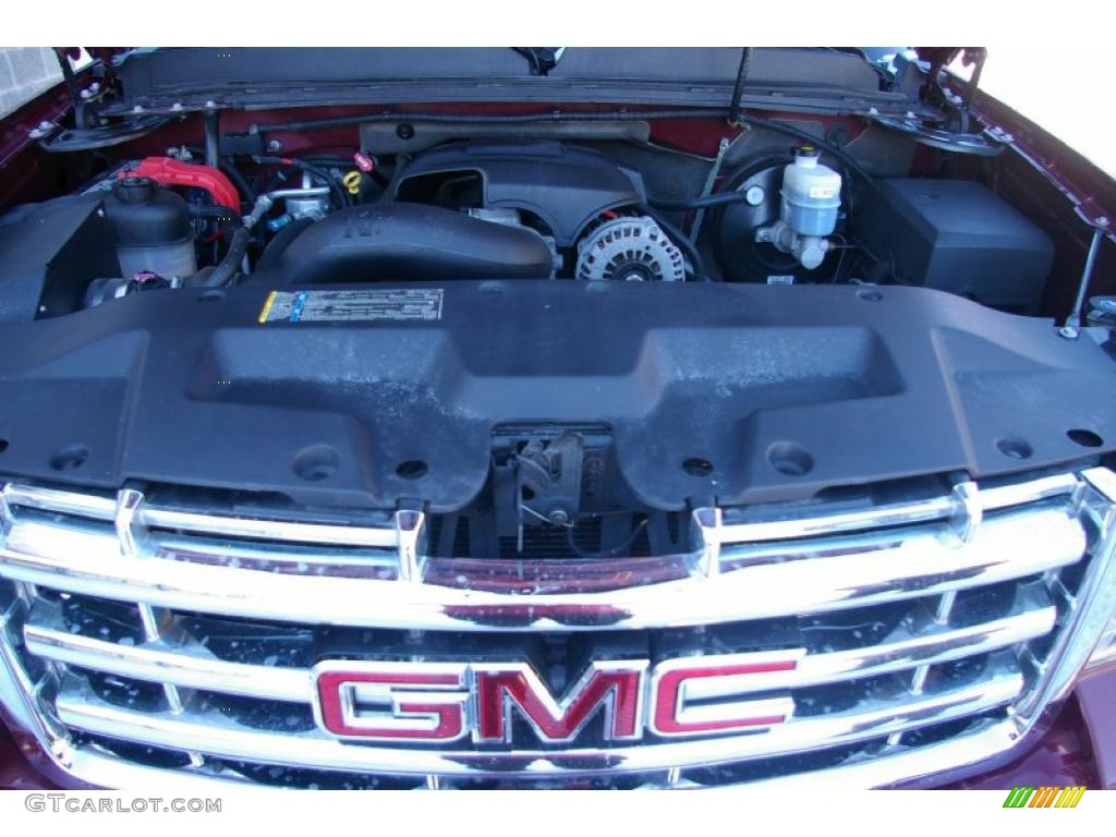 2008 Sierra 1500 SLE Regular Cab 4x4 - Dark Crimson Metallic / Dark Titanium photo #12