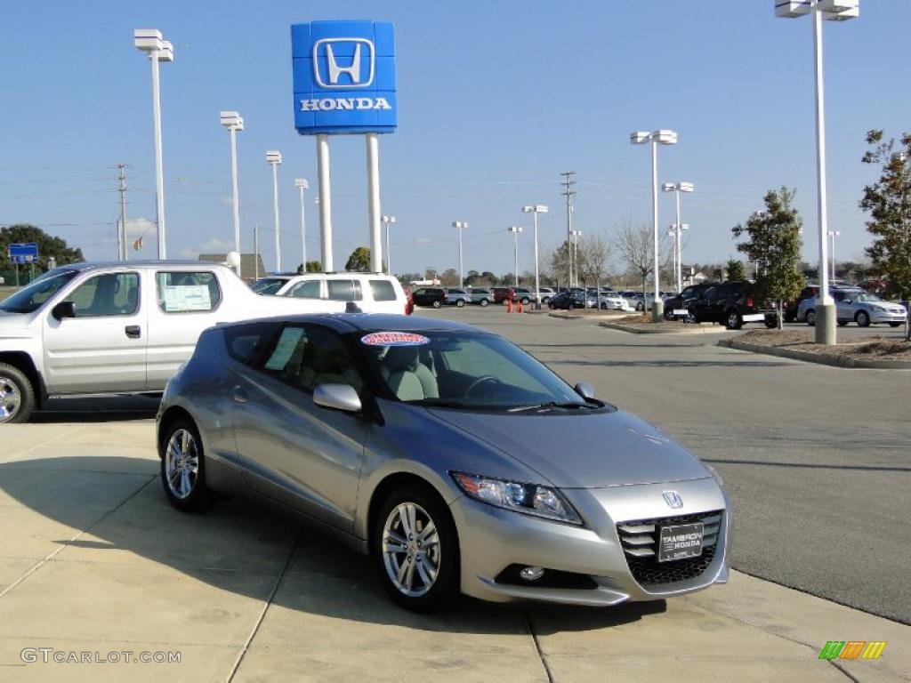 Storm Silver Metallic 2011 Honda CR-Z EX Sport Hybrid Exterior Photo #43296748