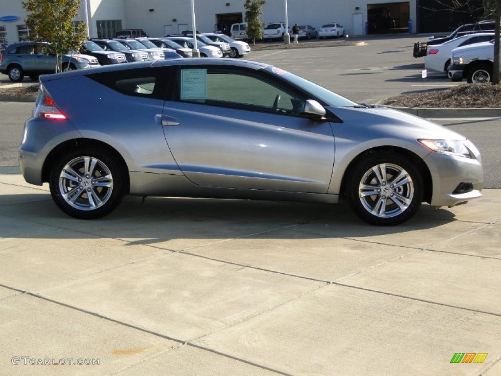Storm Silver Metallic 2011 Honda CR-Z EX Sport Hybrid Exterior Photo #43296780