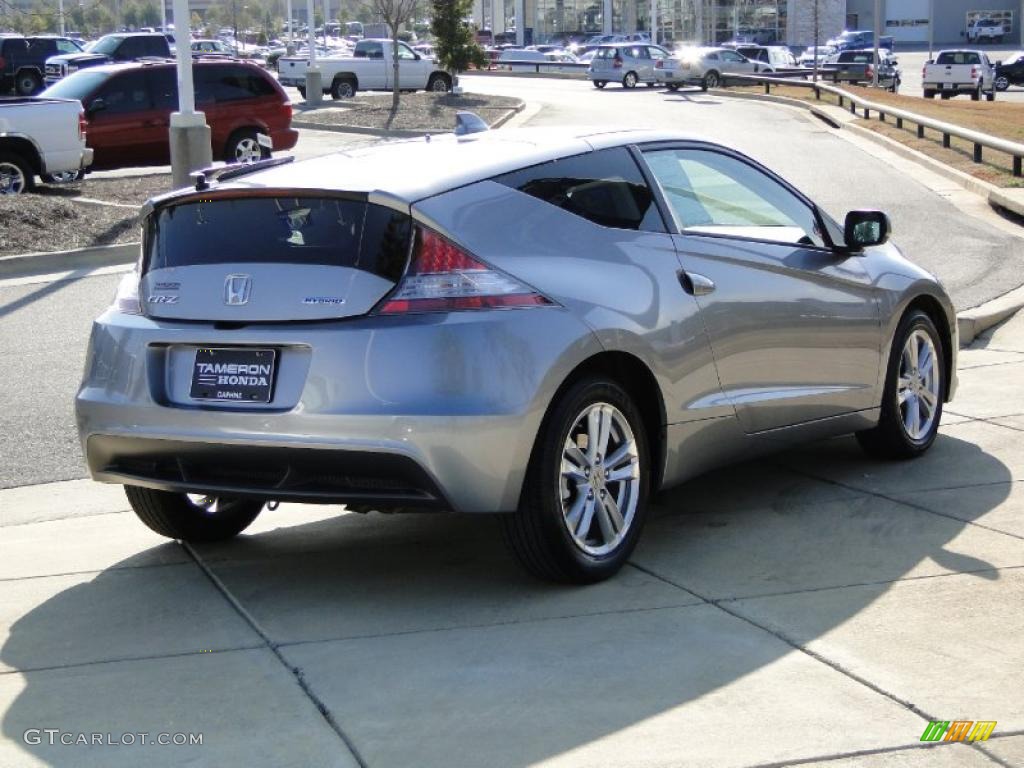 Storm Silver Metallic 2011 Honda CR-Z EX Sport Hybrid Exterior Photo #43296816
