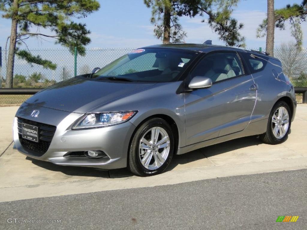 Storm Silver Metallic 2011 Honda CR-Z EX Sport Hybrid Exterior Photo #43296896