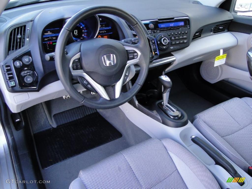 Gray Fabric Interior 2011 Honda CR-Z EX Sport Hybrid Photo #43296936