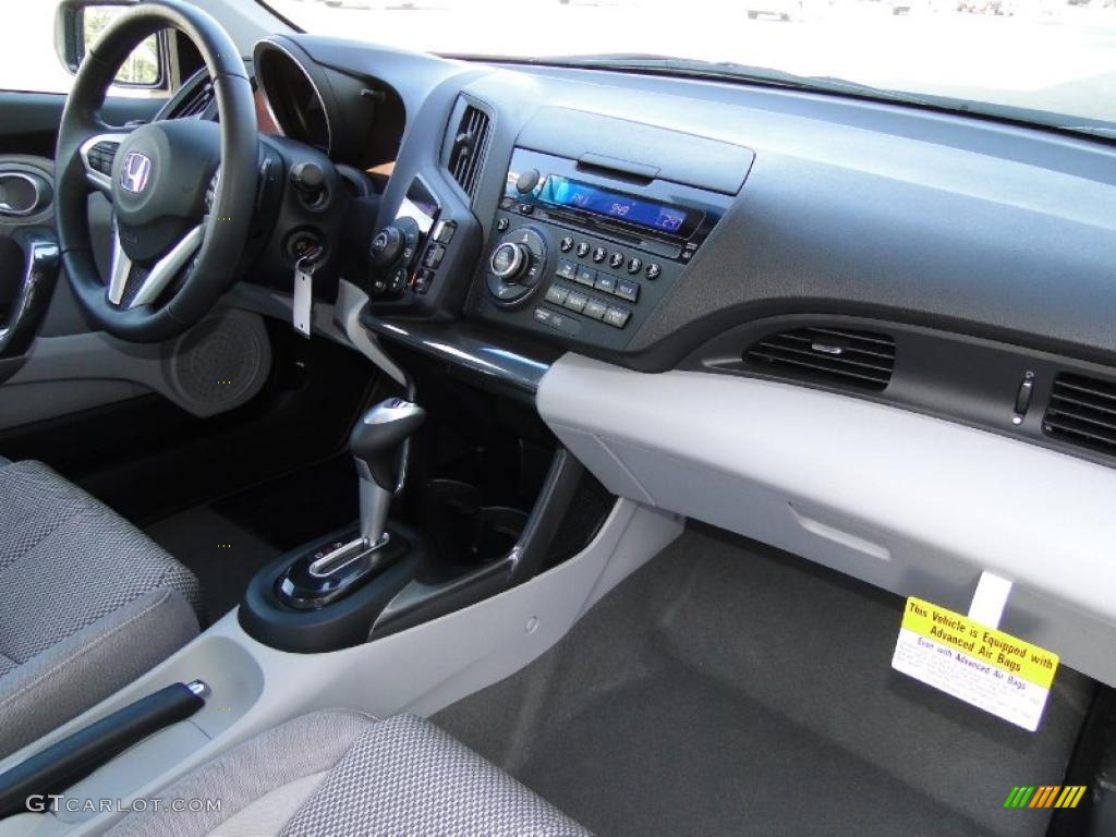 2011 Honda CR-Z EX Sport Hybrid Gray Fabric Dashboard Photo #43297128
