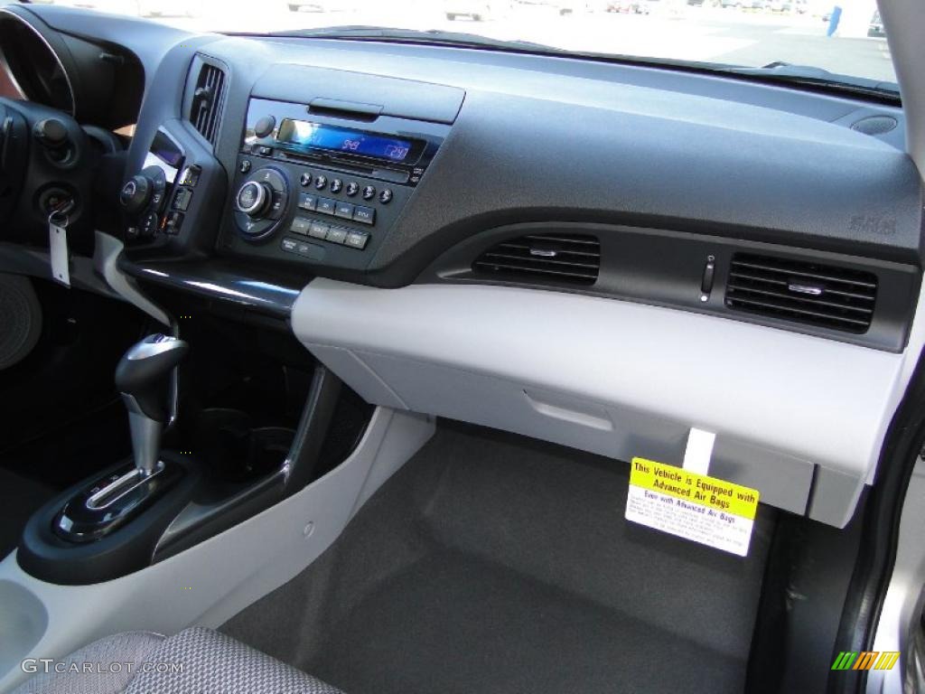 2011 Honda CR-Z EX Sport Hybrid Gray Fabric Dashboard Photo #43297146