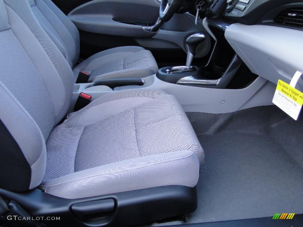 Gray Fabric Interior 2011 Honda CR-Z EX Sport Hybrid Photo #43297156