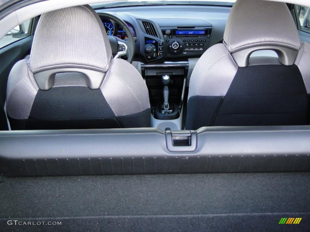 Gray Fabric Interior 2011 Honda CR-Z EX Sport Hybrid Photo #43297208