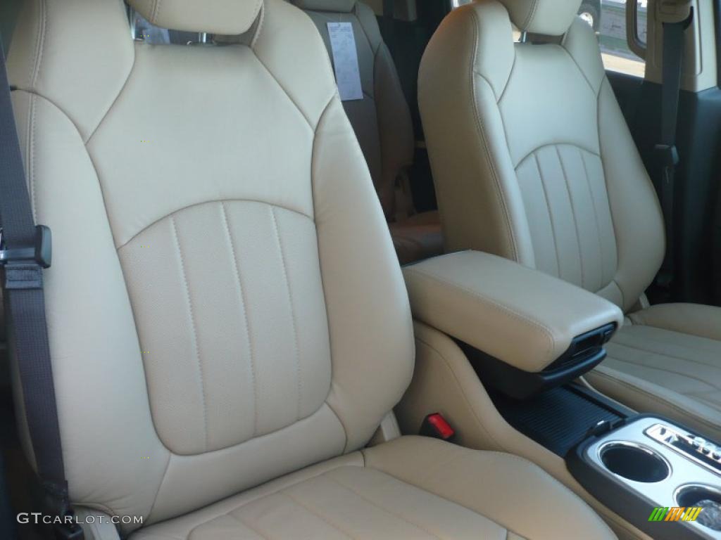Cashmere Interior 2011 GMC Acadia SLT AWD Photo #43297336