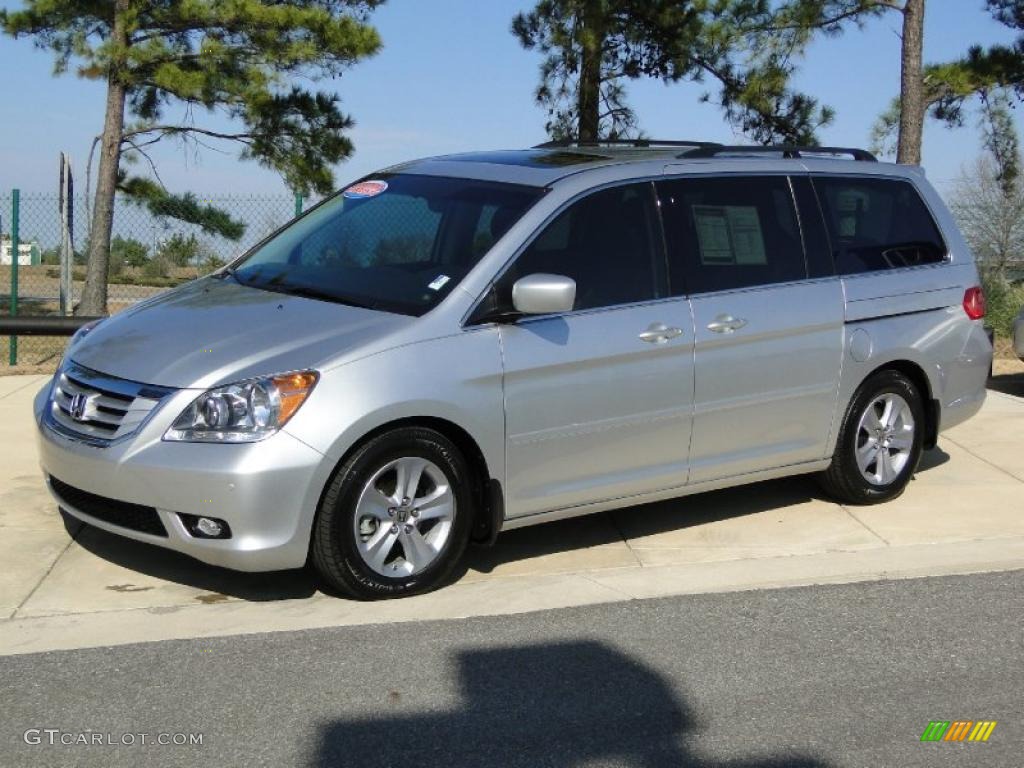 Alabaster Silver Metallic 2010 Honda Odyssey Touring Exterior Photo #43298836