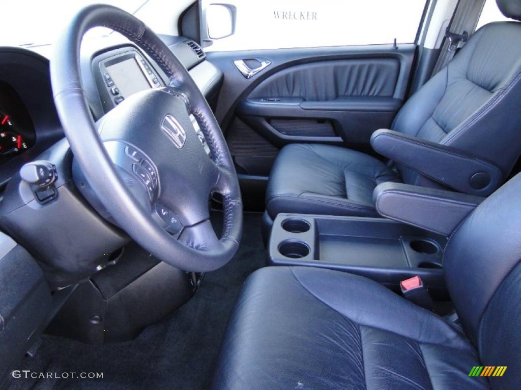 Black Interior 2010 Honda Odyssey Touring Photo #43298868
