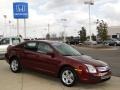 2007 Merlot Metallic Ford Fusion SE  photo #3