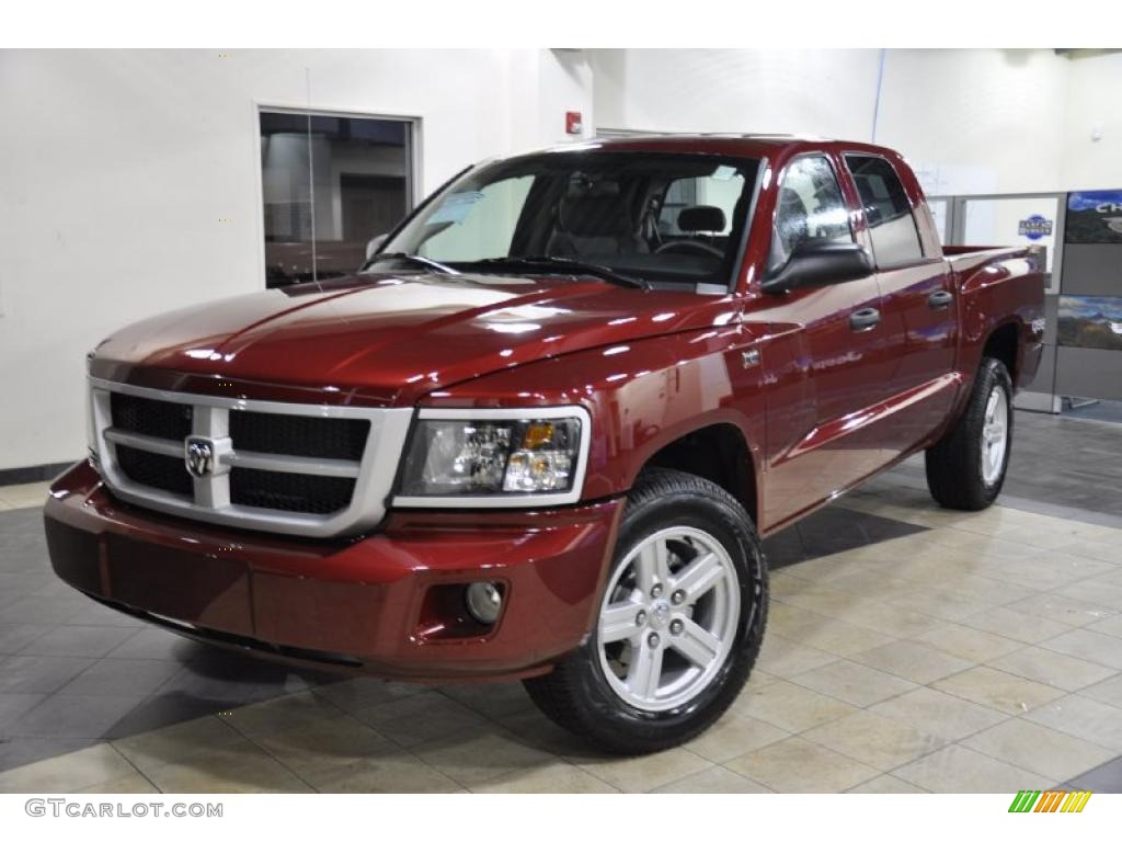 Deep Cherry Red Crystal Pearl 2011 Dodge Dakota Big Horn Crew Cab Exterior Photo #43301892