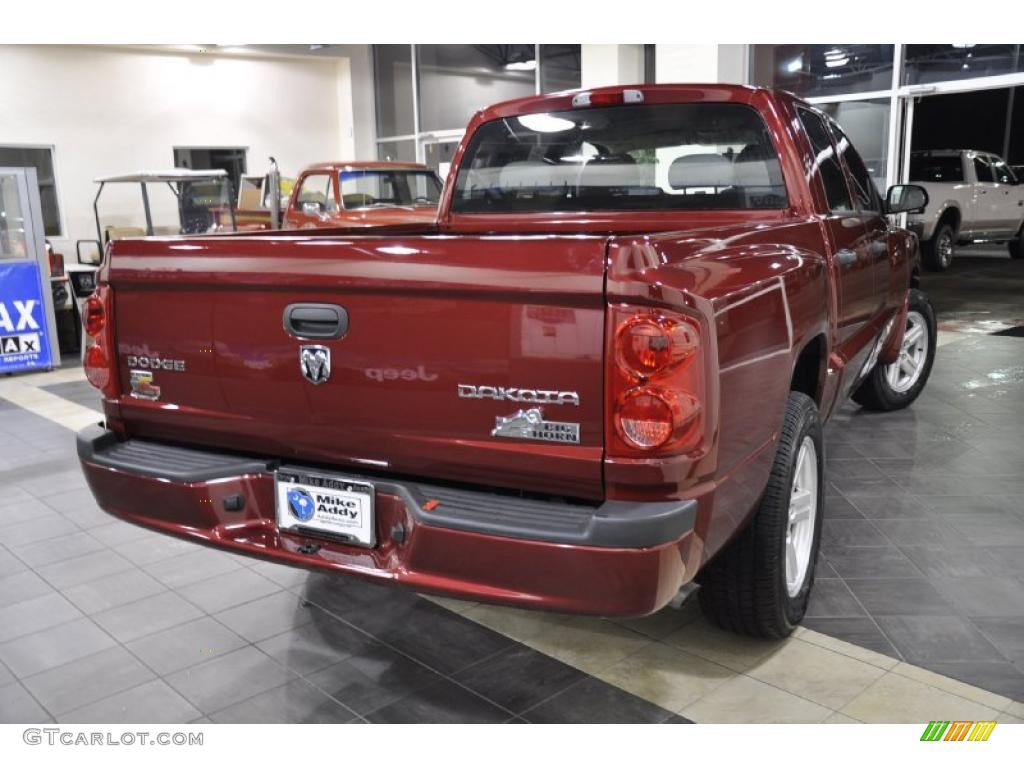 Deep Cherry Red Crystal Pearl 2011 Dodge Dakota Big Horn Crew Cab Exterior Photo #43301952