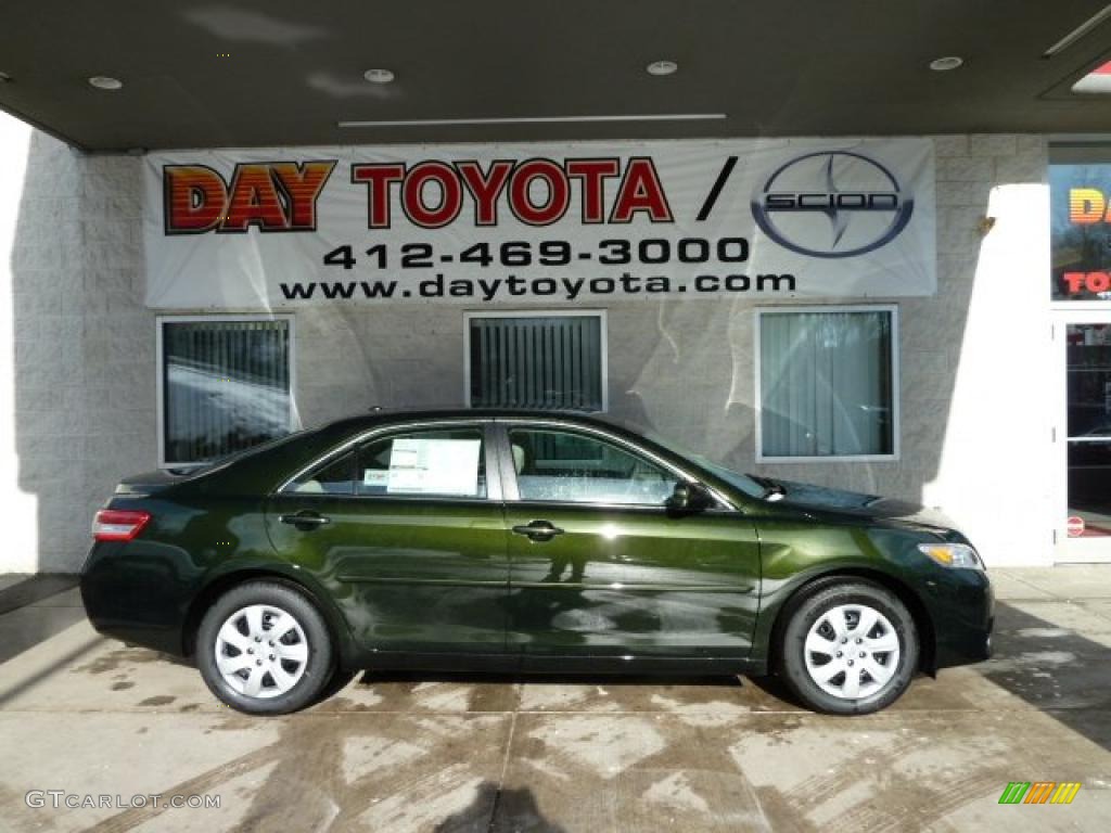 2011 Camry LE - Spruce Green Mica / Ash photo #1