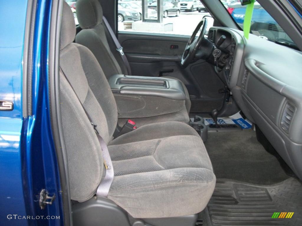 2003 Silverado 1500 LS Regular Cab 4x4 - Arrival Blue Metallic / Dark Charcoal photo #11