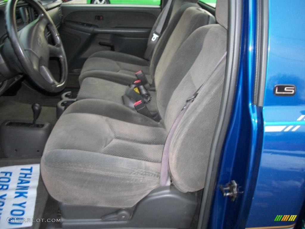 Dark Charcoal Interior 2003 Chevrolet Silverado 1500 LS Regular Cab 4x4 Photo #43306447