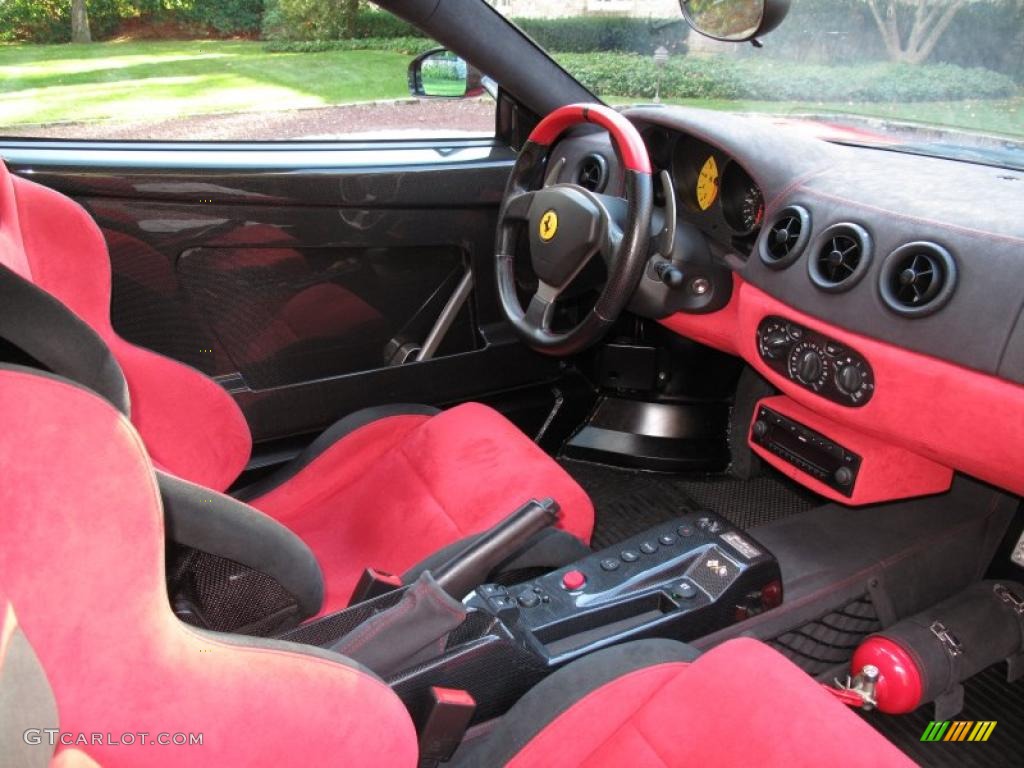 Red/Black Interior 2004 Ferrari 360 Challenge Stradale F1 Photo #43306811