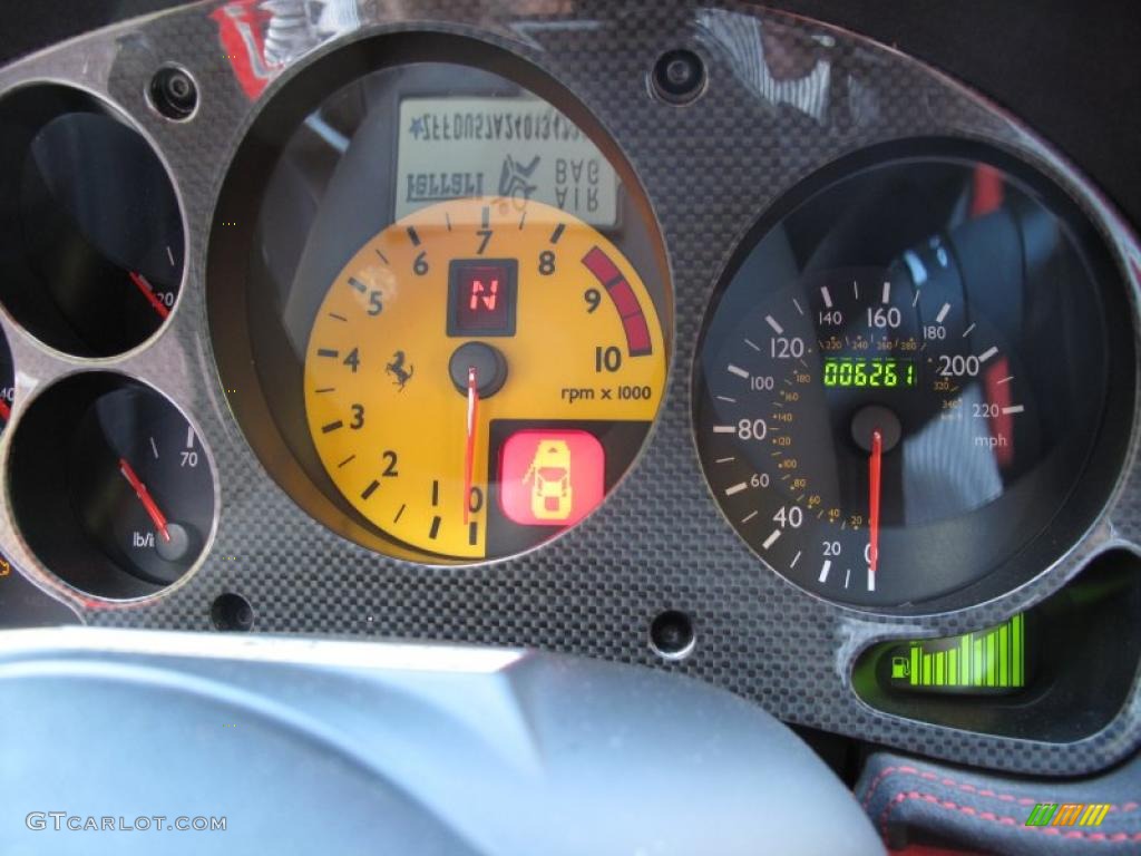 2004 Ferrari 360 Challenge Stradale F1 Gauges Photo #43307003