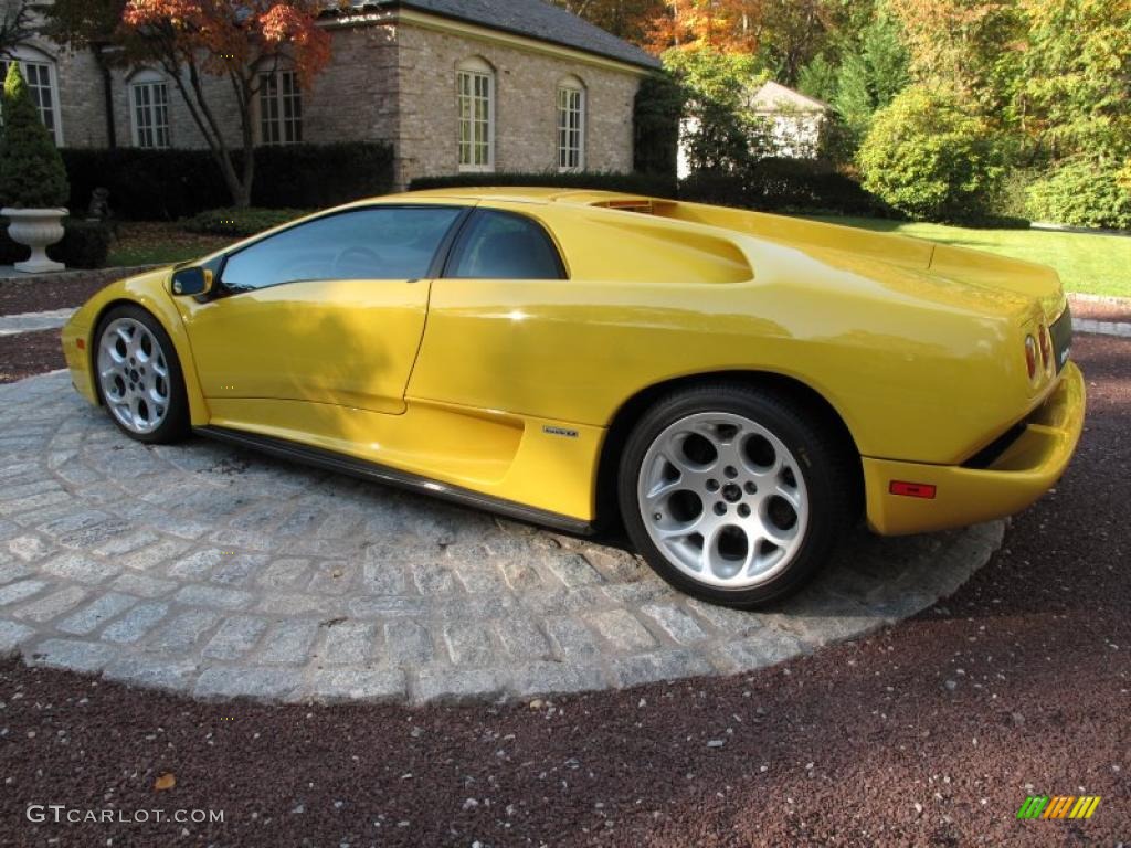 Yellow 2001 Lamborghini Diablo 6.0 Exterior Photo #43307069