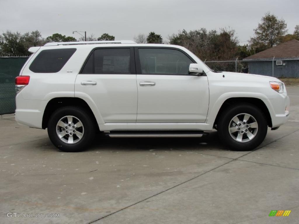 2011 4Runner SR5 - Blizzard White Pearl / Sand Beige photo #2
