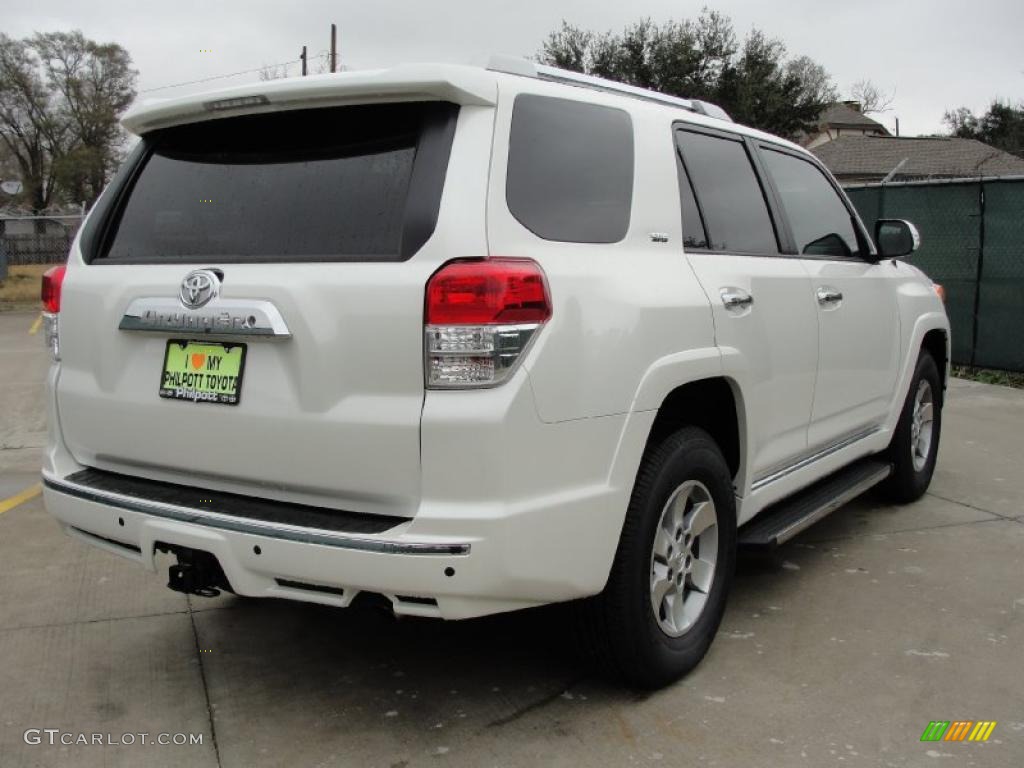 2011 4Runner SR5 - Blizzard White Pearl / Sand Beige photo #3