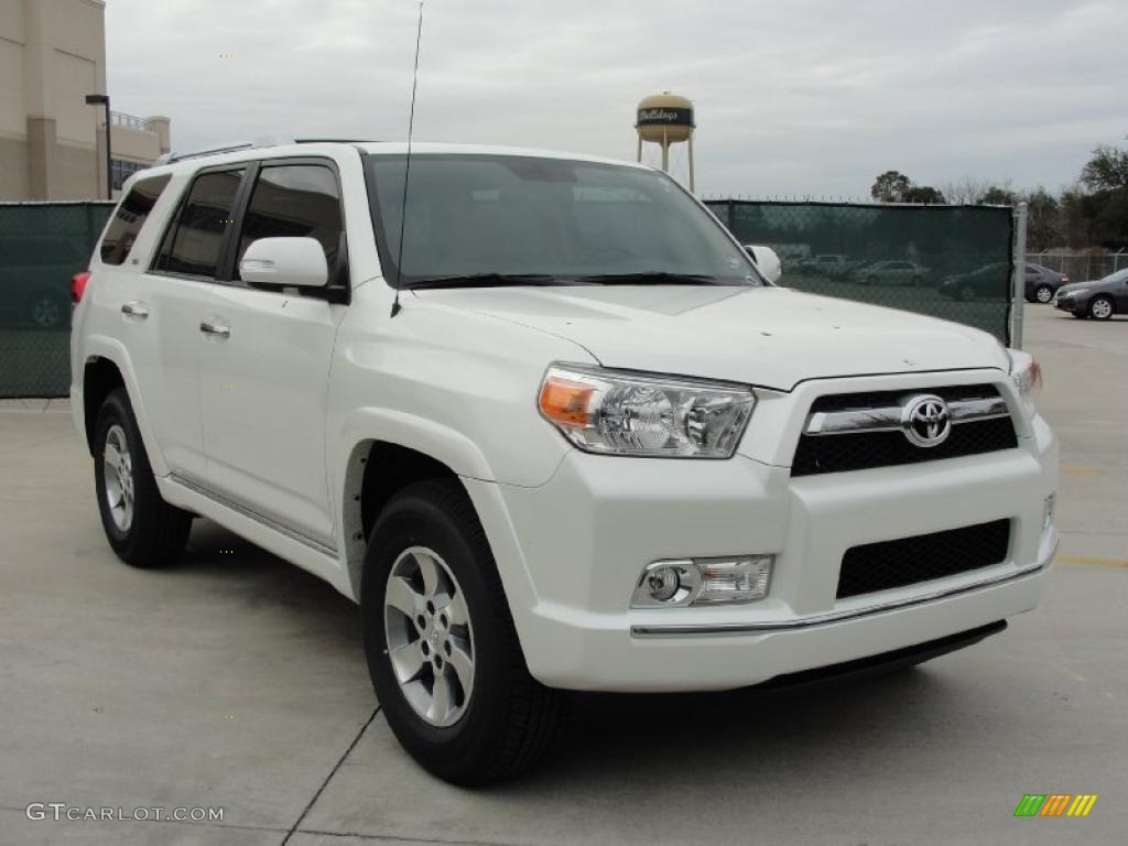 2011 4Runner SR5 - Blizzard White Pearl / Sand Beige photo #1